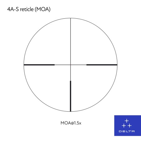 Delta Titanium HD 1,5-9x45 4A – luneta