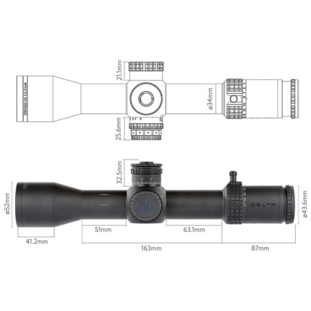 Delta Stryker HD 3,5-21x44 DPRC-1 – luneta