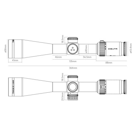Delta Titanium HD 4-24x50 Di MD MOA – luneta