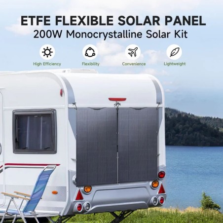 ALLPOWERS SF200 200W – elastyczny panel fotowoltaiczny