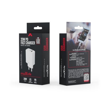 Maxlife MXTC-10-20AC PD QC – ładowarka sieciowa