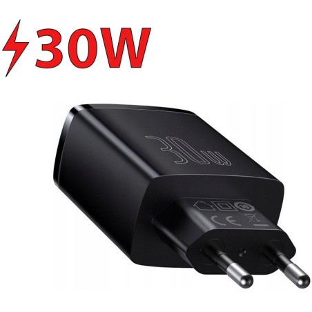 Baseus Compact PD 30 W – ładowarka USB-C i USB