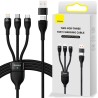 Baseus kabel 3w1 USB-C Lightning microUSB 100 W