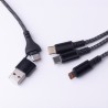 Maxlife ALLin1 USB USB-C Lightning 66 W – kabel