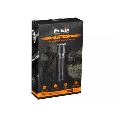 Fenix TK16 V2.0 Black - latarka taktyczna
