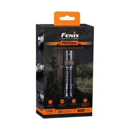 Fenix PD35 V3.0 Black - latarka taktyczna