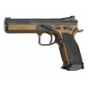 CZ TS2 Deep Bronze 9x19 - Profesjonalny Pistolet Sportowy