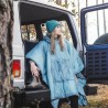 Offlander ponczo grube z ogrzewaczem błękitne