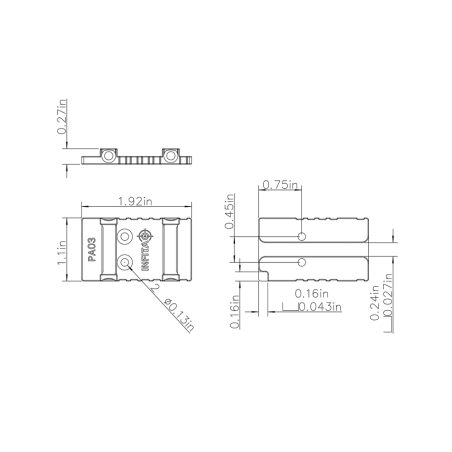 INFITAC PA03 – adapter pistoletowy Glock MOS