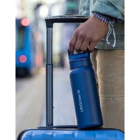 LifeStraw Go 2.0 Steel 0,7 l Aegean Sea