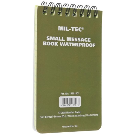 Mil-Tec notes wodoodporny 75x130 mm