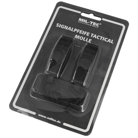 Mil-Tec gwizdek alarmowy Black 2 szt.