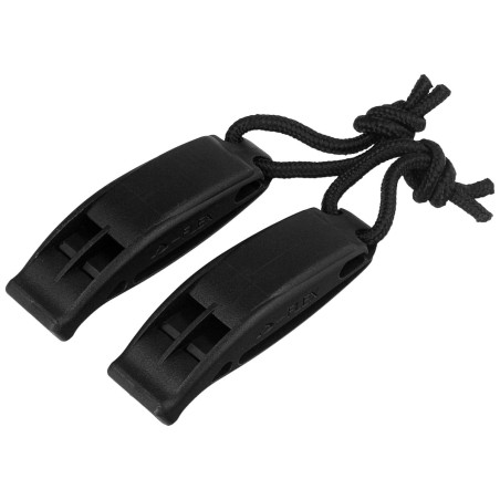 Mil-Tec gwizdek alarmowy Black 2 szt.