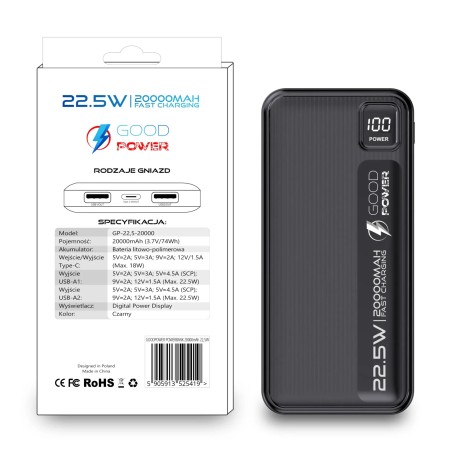 GOODPOWER 20000 mAh - powerbank