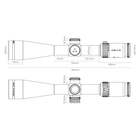 Delta Titanium HD 4-24x50 SFP 4A S – luneta