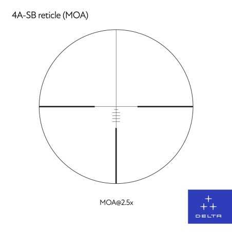 Delta Titanium HD 2,5-15x56 4A SB – luneta